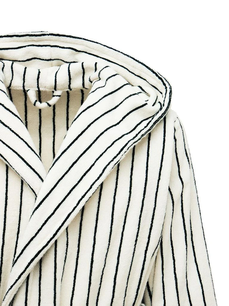 商品Tekla|Organic Cotton Bathrobe W/ Hood,价格¥1847,第4张图片详细描述