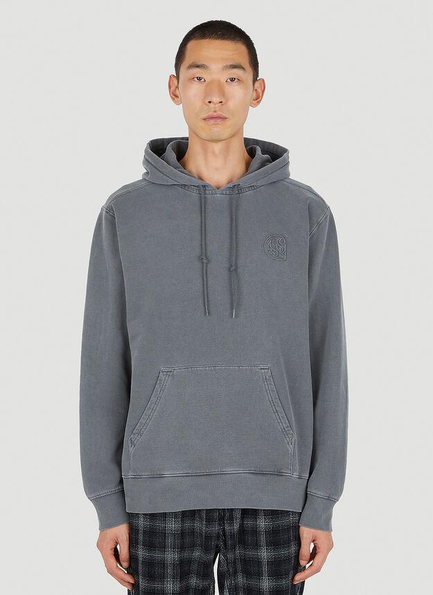 Verse Patch Hooded Sweatshirt in Grey商品第1张图片规格展示