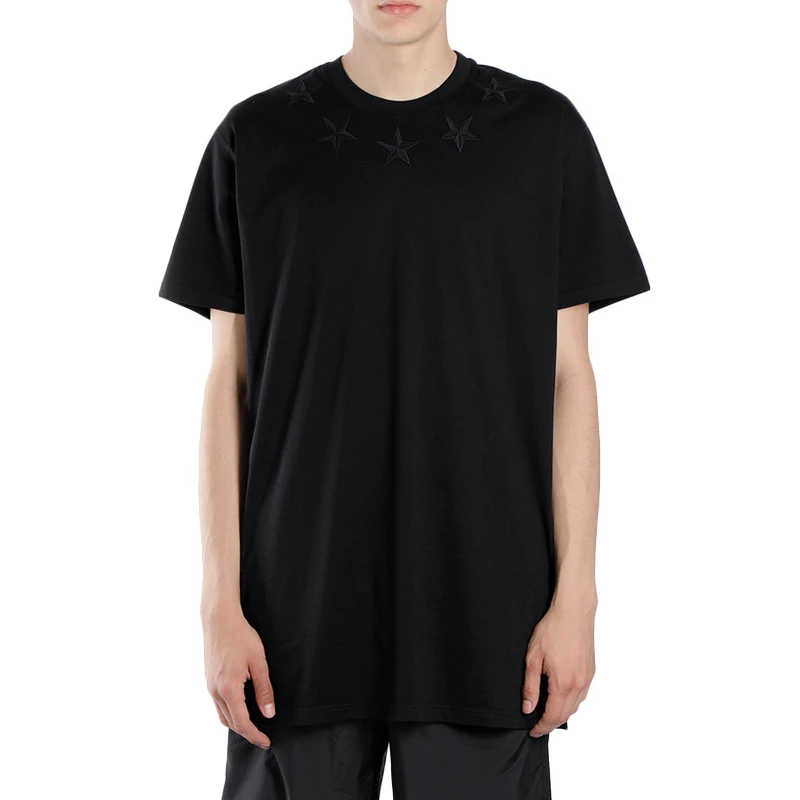 商品Givenchy|Givenchy 纪梵希 男士黑色短袖上衣 BM701L3Y03-001,价格¥2207,第1张图片