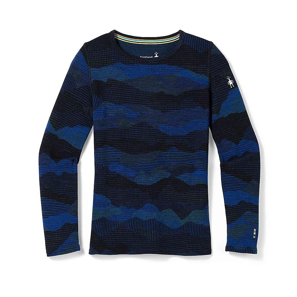 商品SmartWool|Kids' Classic Thermal Merino Base Layer Pattern Crew,价格¥337,第1张图片