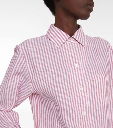 商品Loro Piana|Neo André striped linen shirt,价格¥6706,第4张图片详细描述