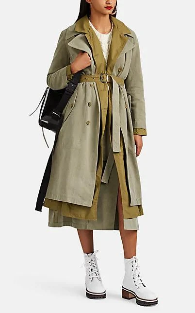 商品Sies Marjan|Devin Cotton Canvas Trench Coat,价格¥4907,第2张图片详细描述