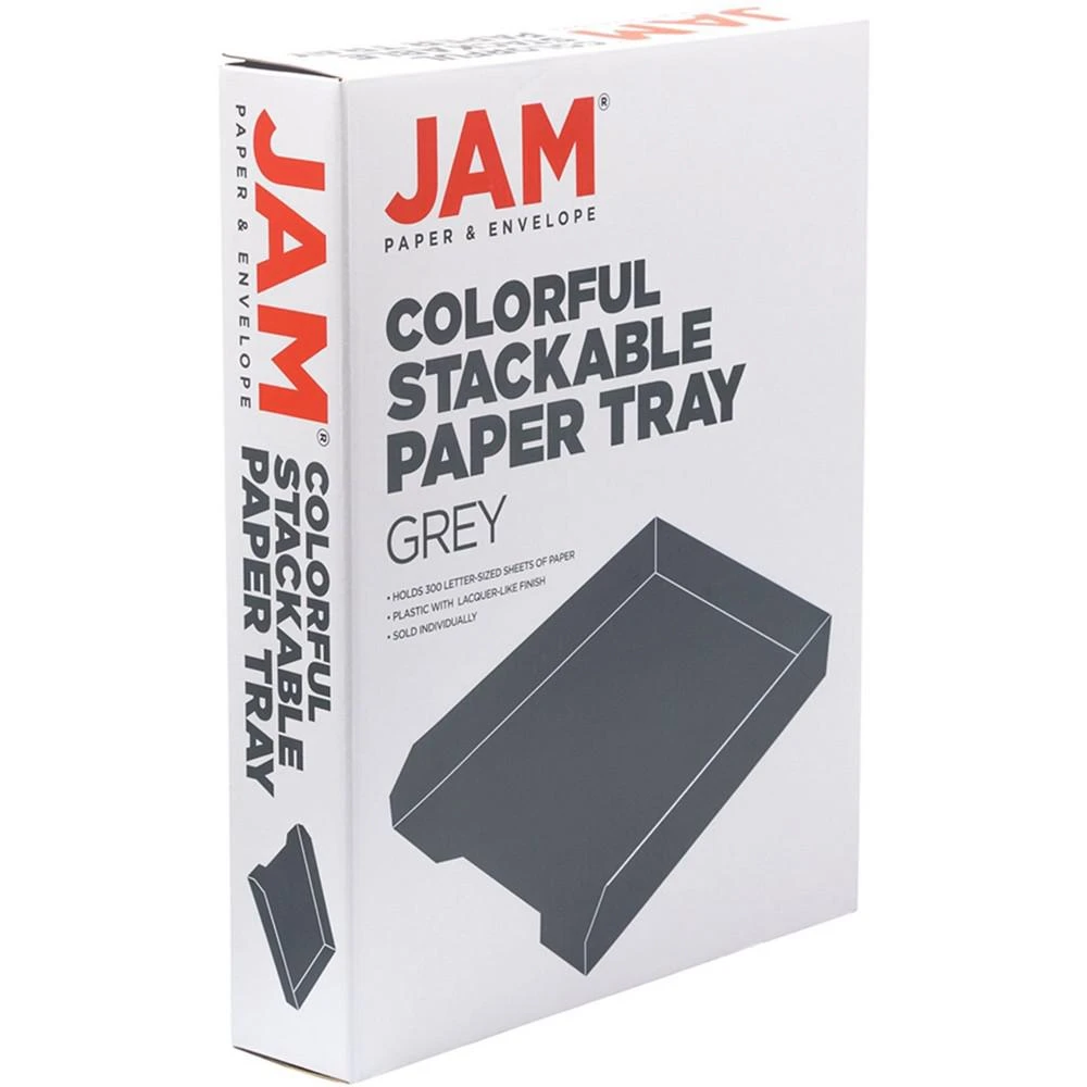 商品JAM Paper|Stackable Paper Trays - Desktop Document, Letter, File Organizer Tray - Sold Individually,价格¥128,第2张图片详细描述