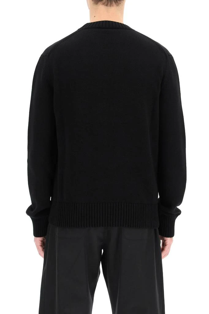 商品Alexander McQueen|Alexander mcqueen logo intarsia sweater,价格¥3506,第3张图片详细描述