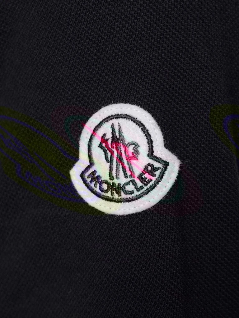 商品Moncler|Logo Cotton Piquet Polo Shirt,价格¥3304,第3张图片详细描述