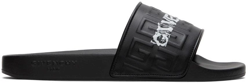 商品Givenchy|黑色 4G 拖鞋,价格¥2865,第1张图片