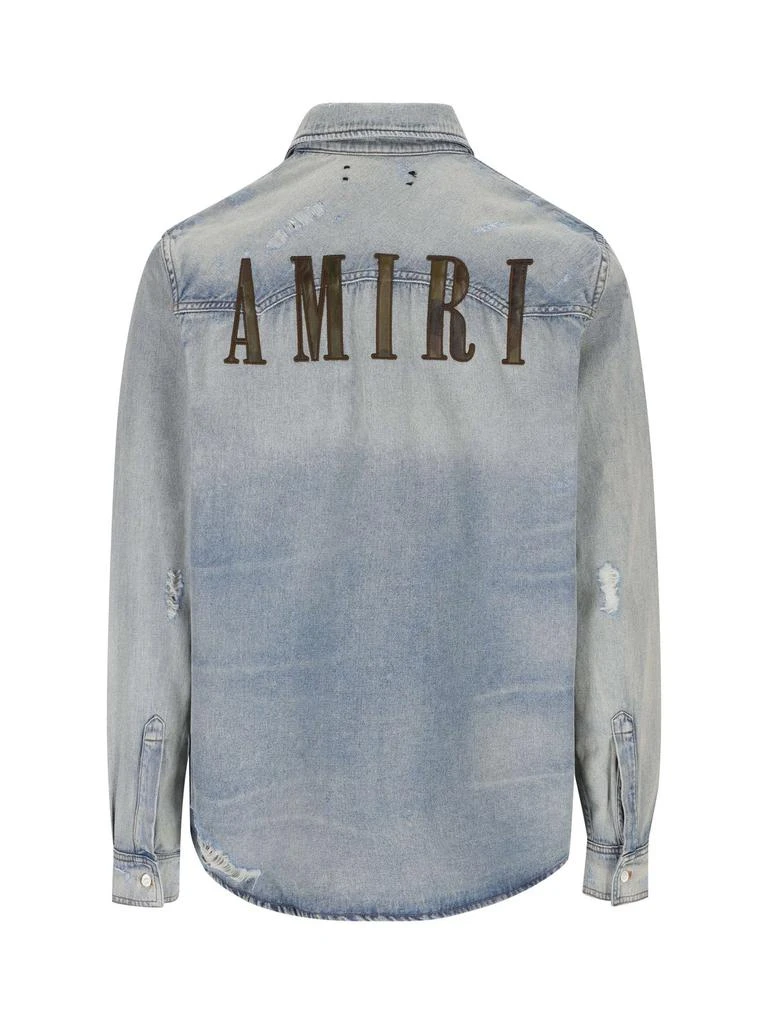 商品AMIRI|Amiri Buttoned Distressed Denim Shirt,价格¥4211,第2张图片详细描述