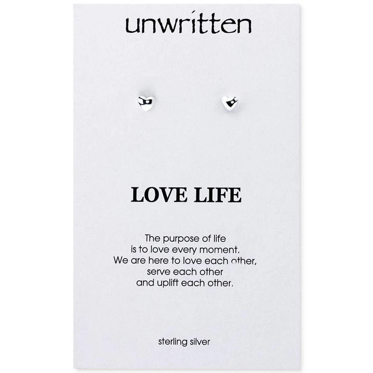 商品Unwritten|心型耳钉,价格¥76,第1张图片