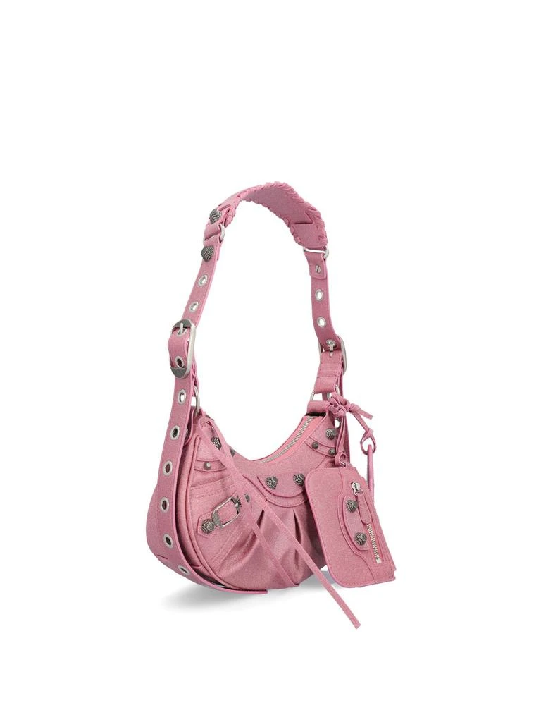 商品Balenciaga|Balenciaga Le Cagole Xs Glitter Shoulder Bag,价格¥12405,第3张图片详细描述