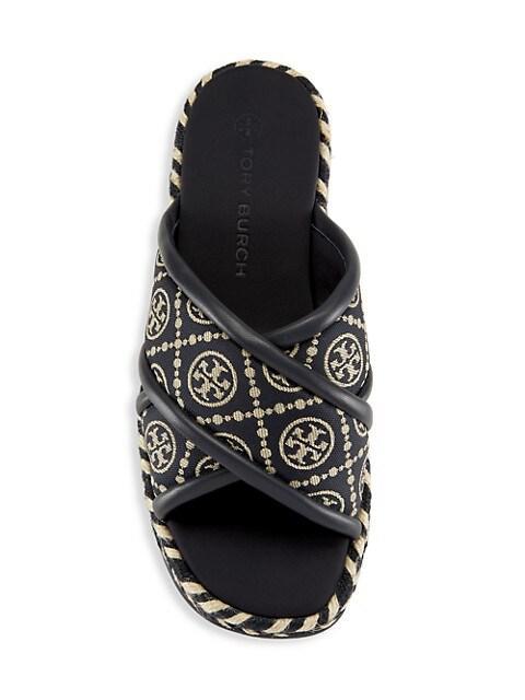 商品Tory Burch|T Monogram Cross-Strap Espadrille Sandals,价格¥2193,第7张图片详细描述