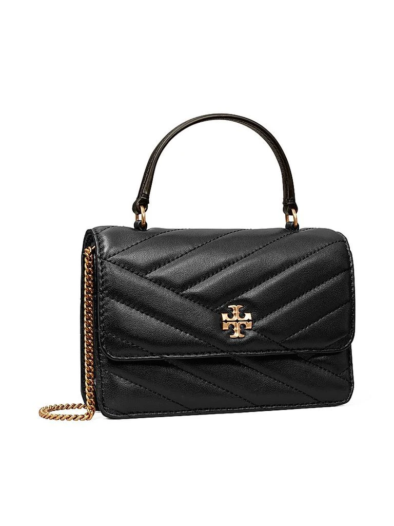 商品Tory Burch|Mini Kira Chevron Leather Top Handle Bag,价格¥3369,第3张图片详细描述