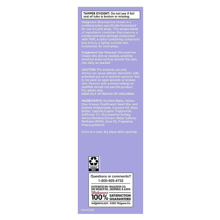 商品Walgreens|Glucosamine Cream,价格¥97,第4张图片详细描述