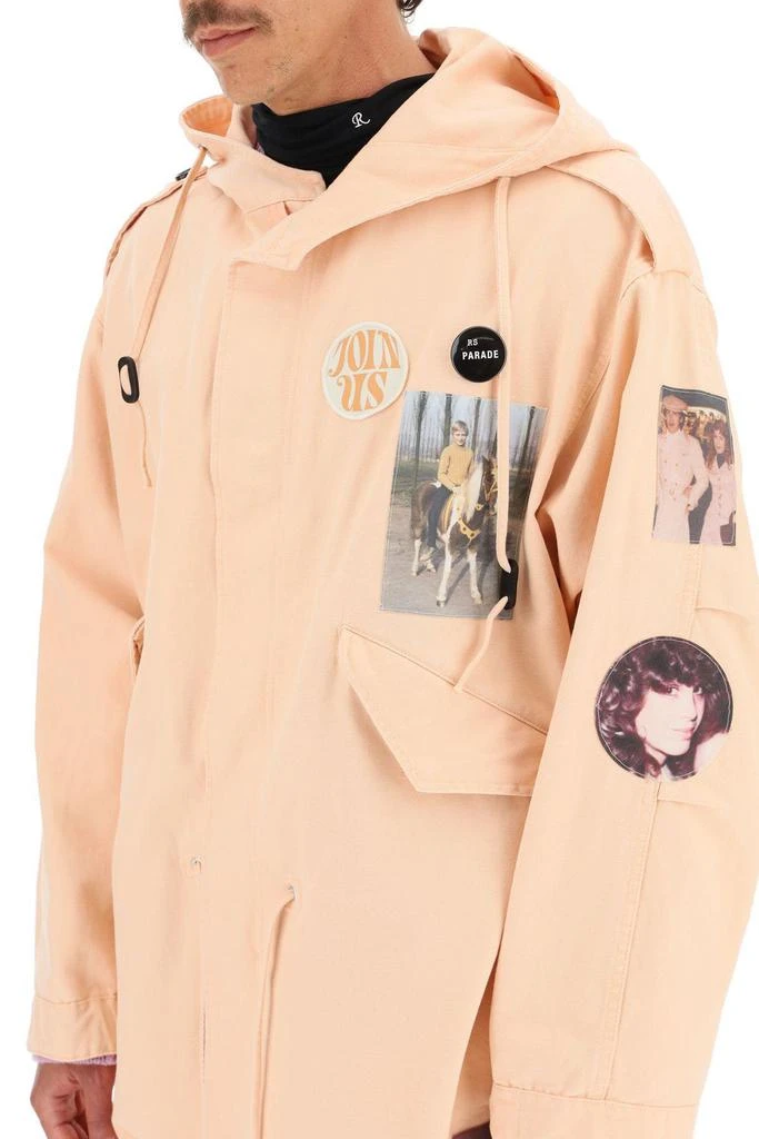 商品RAF SIMONS|COTTON PARKA WITH PATCH,价格¥4832,第5张图片详细描述