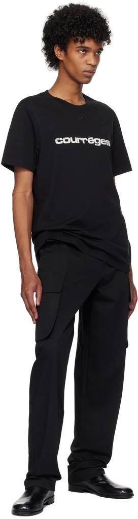 商品Courrèges|黑色 AC Printed T 恤,价格¥1515,第4张图片详细描述