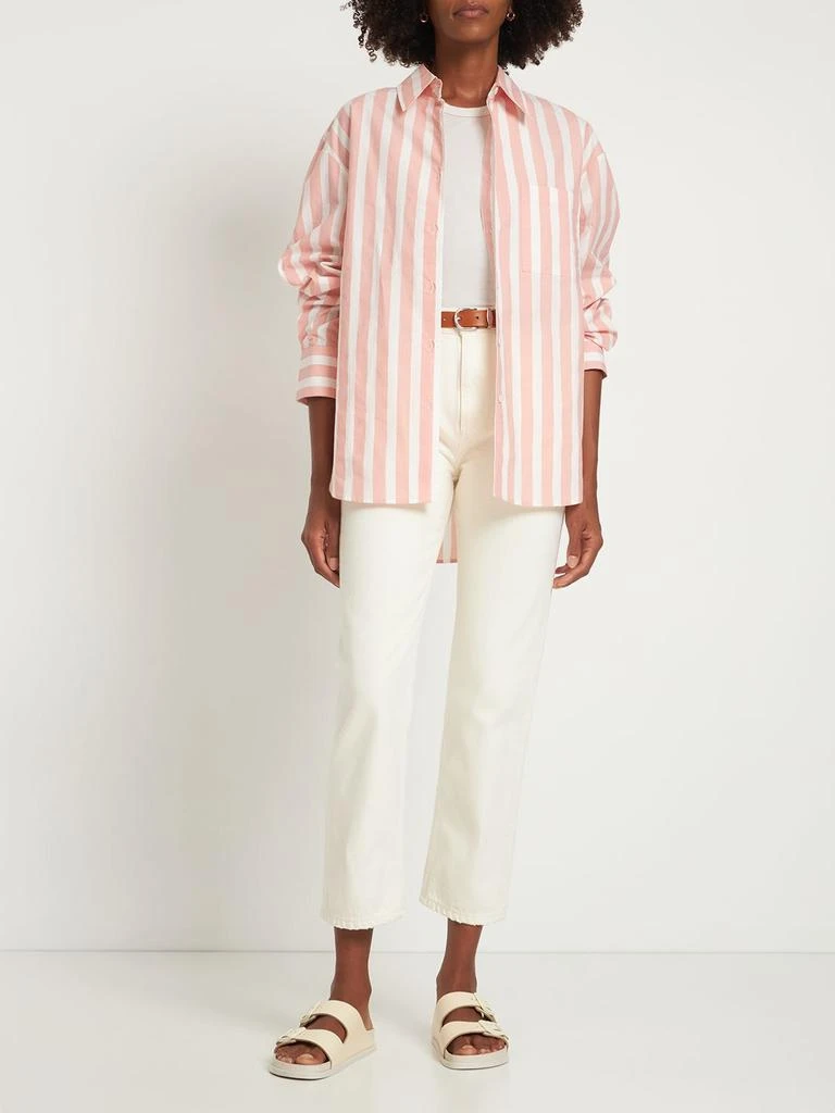商品The Frankie Shop|Lui Wide Striped Cotton Shirt,价格¥611,第1张图片
