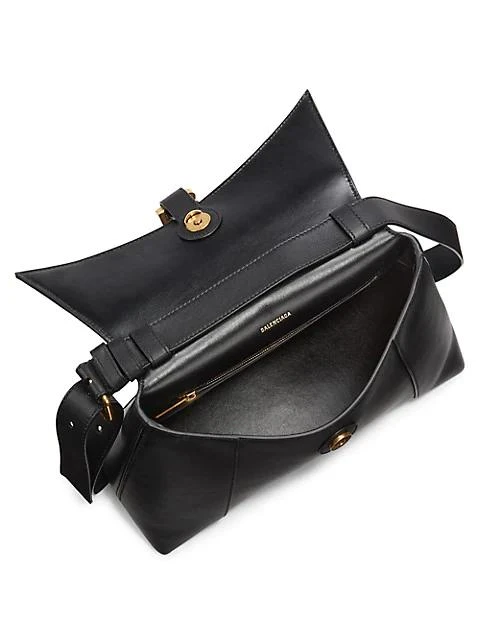 商品Balenciaga|Soft Hourglass Leather Shoulder Bag,价格¥16214,第3张图片详细描述