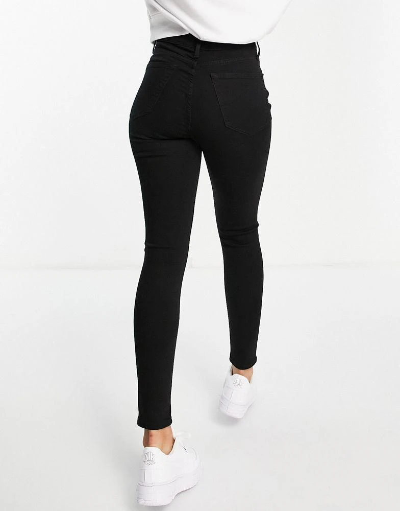 商品Topshop|Topshop jamie super-rip skinny jeans un black,价格¥177,第2张图片详细描述