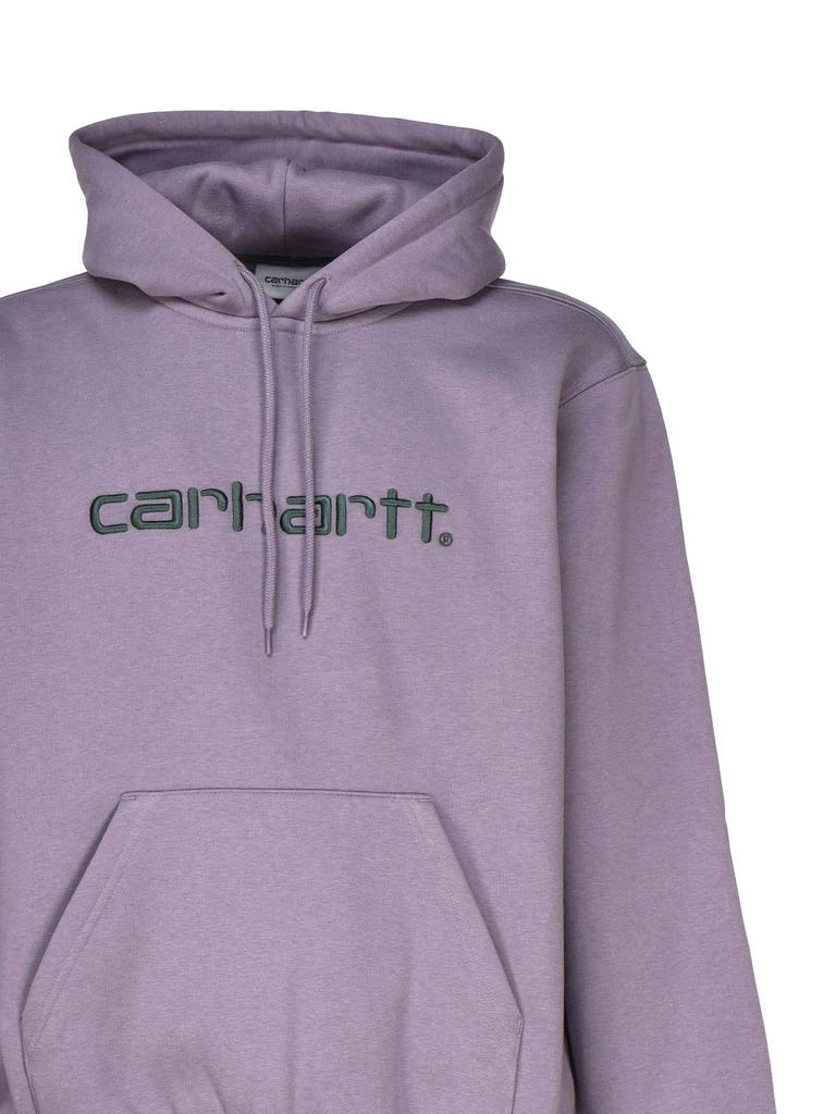 商品Carhartt WIP|Carhartt WIP Logo Embroidered Drawstring Hoodie,价格¥624,第3张图片详细描述