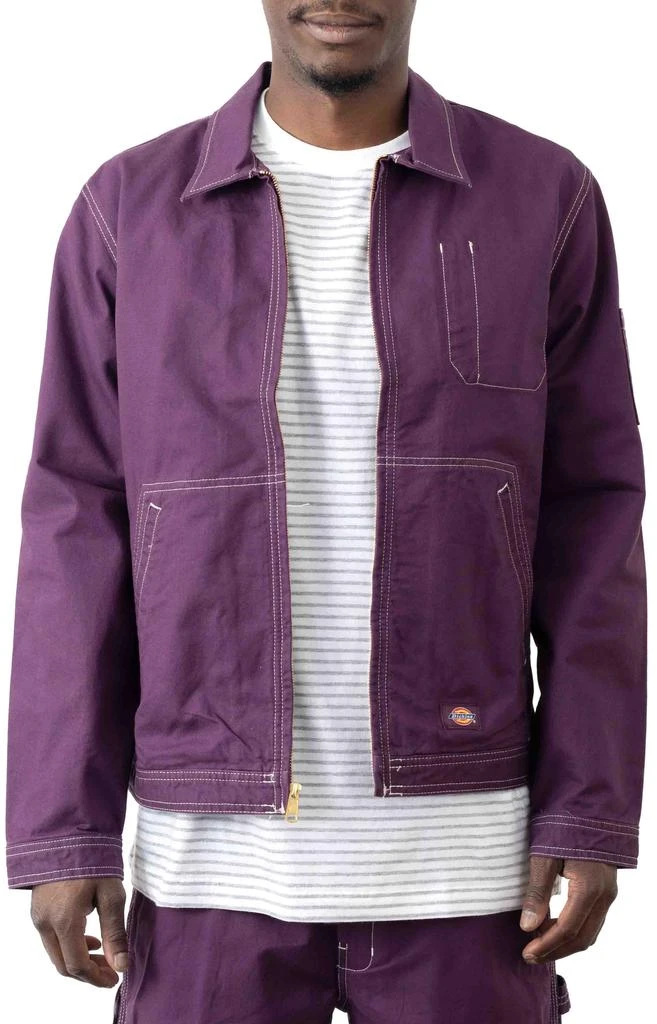 商品DICKIES|(JTR04STU) Sustainable Washed Eisenhower Jacket - Stonewashed Plum ,价格¥251,第1张图片