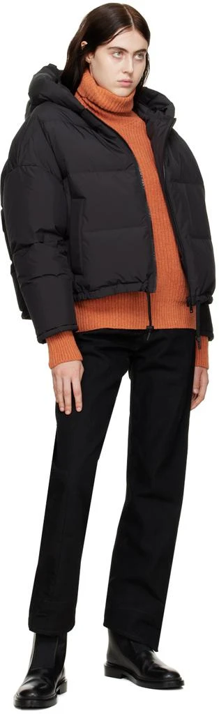商品Yves Salomon|Black Quilted Down Jacket,价格¥2476,第4张图片详细描述