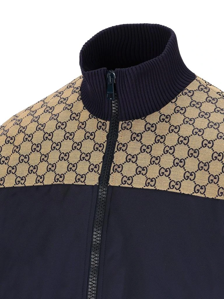 商品Gucci|Gucci Interlocking G Embroidered Zipped Jacket,价格¥12876,第3张图片详细描述