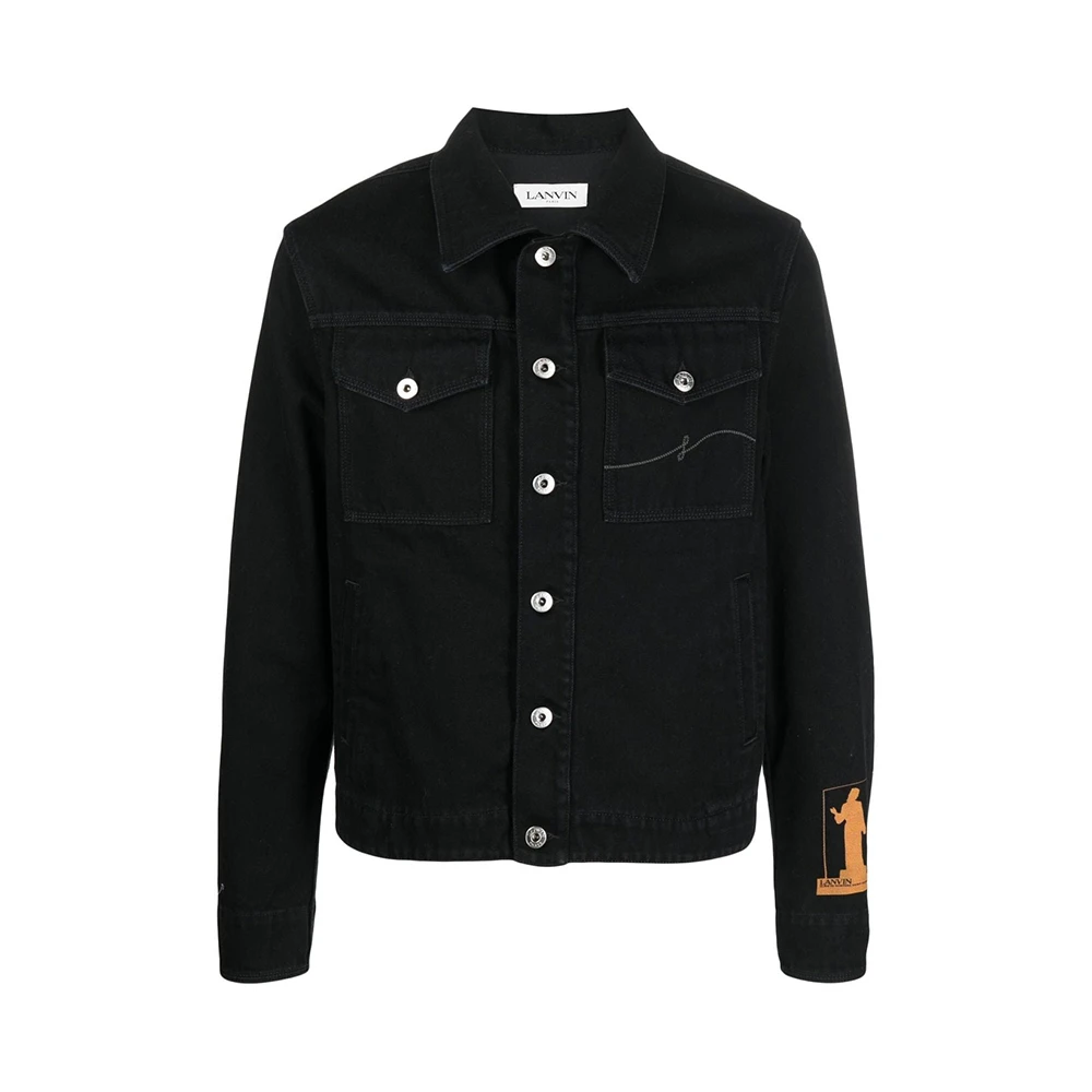 商品[国内直发] Lanvin|LANVIN 黑色男士外套 RMJA0103-D055P23-10,价格¥8881,第1张图片