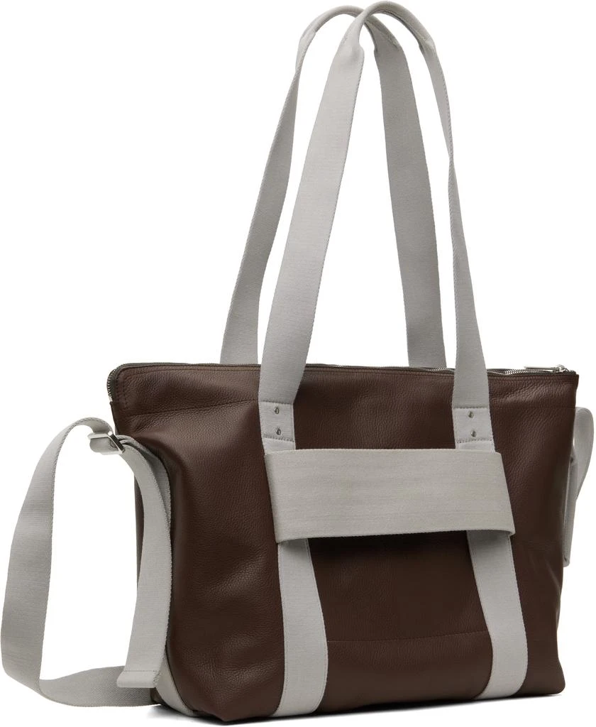 商品Rick Owens|Brown Hollywood Trolley Tote,价格¥5974,第3张图片详细描述