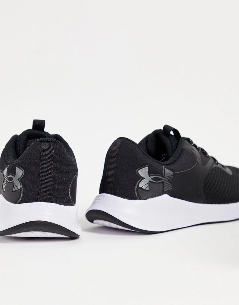 商品Under Armour|Under Armour Training Charged Aurora 2 trainers in black and white,价格¥442,第3张图片详细描述