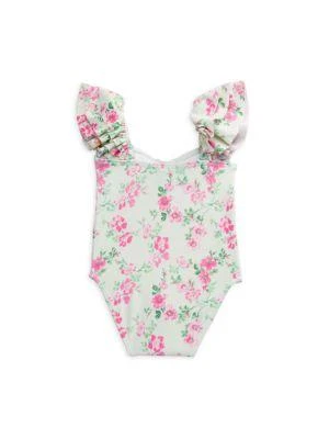 商品Janie and Jack|Baby Girl's & Little Girl's Floral One Piece Swimsuit,价格¥259,第2张图片详细描述