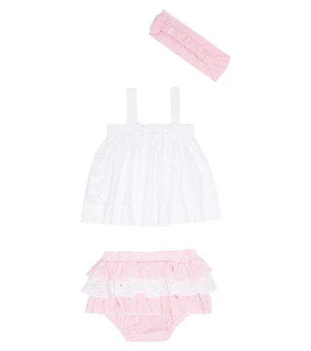商品MONNALISA|婴幼儿 — 发箍、上衣与灯笼裤套装,价格¥865,第3张图片详细描述