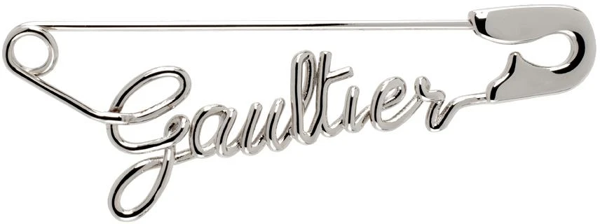 商品Jean Paul Gaultier|Silver 'The Gaultier Safety Pin' Single Earring,价格¥692,第1张图片