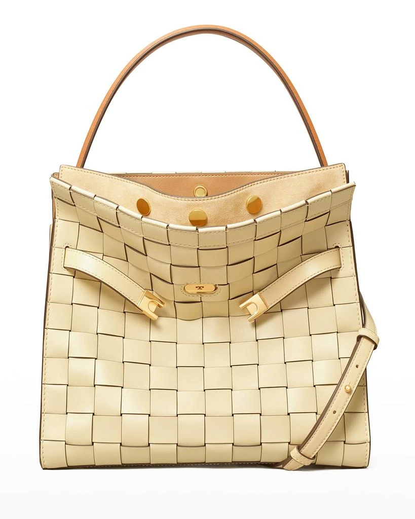 商品Tory Burch|Lee Radziwill Woven Double Satchel Bag,价格¥5550,第1张图片