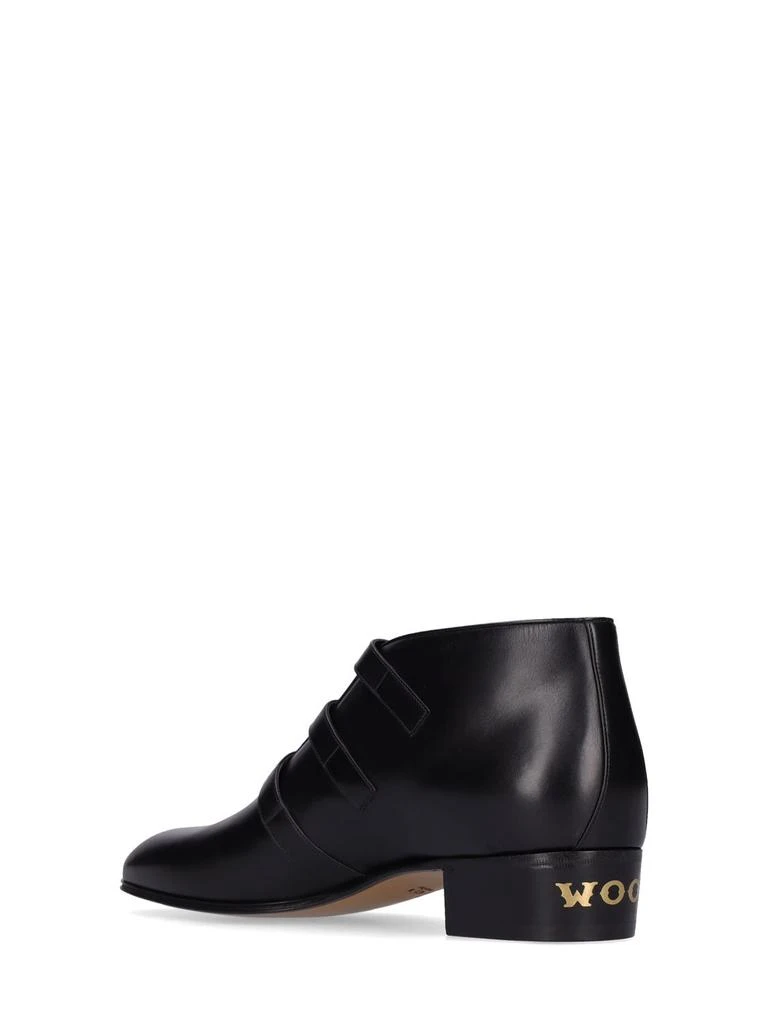 商品Gucci|Worsh Leather Ankle Boots,价格¥11815,第3张图片详细描述