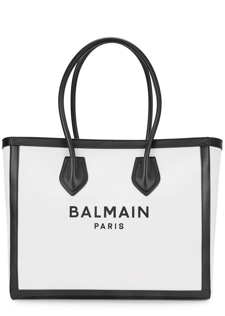 商品Balmain|B-Army 42 monochrome logo canvas tote,价格¥5372,第1张图片