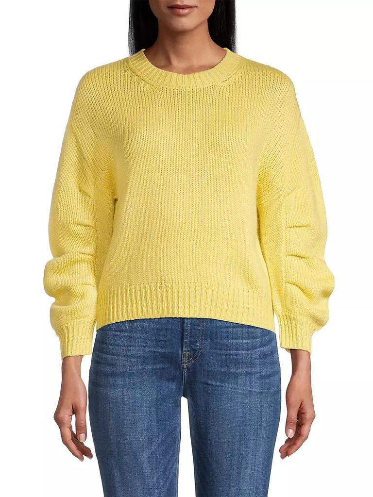 商品Tahari|Pleated Puff Sleeve Sweater,价格¥419,第3张图片详细描述