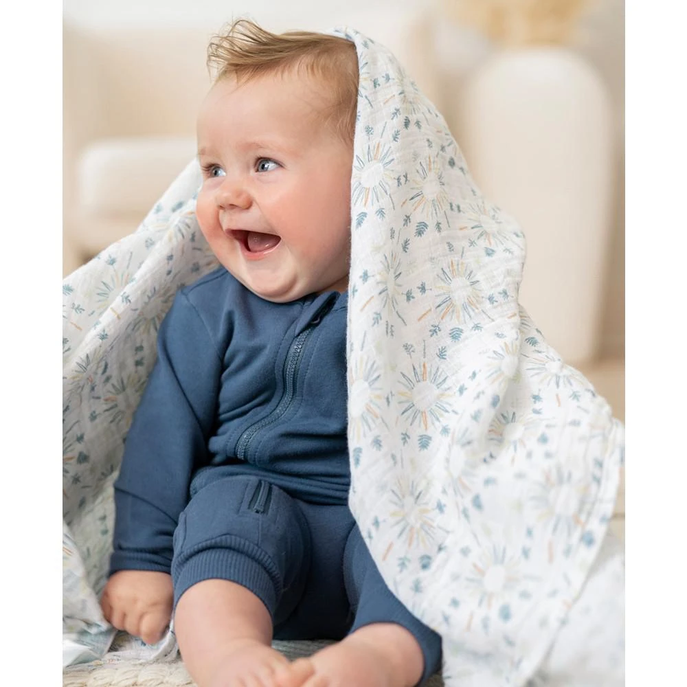 商品aden + anais|Baby Boys or Baby Girls Muslin Swaddles, Pack of 4,价格¥294,第5张图片详细描述