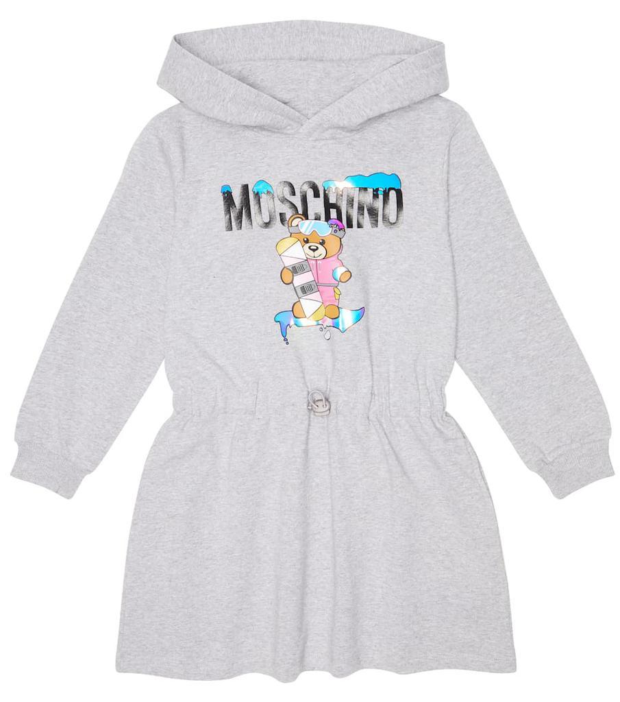 商品Moschino|Logo印花毛衣式连衣裙,价格¥1187-¥1209,第1张图片