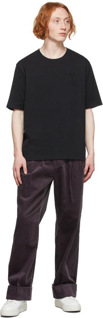 商品AMI|Black Ami De Cœur T-Shirt,价格¥1421,第6张图片详细描述