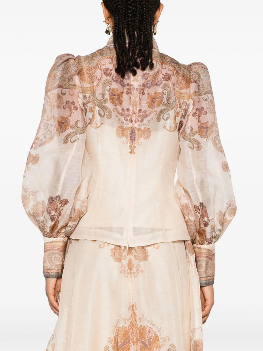 商品Zimmermann|Zimmermann 女士背心吊带 0665TF241CMP 花色,价格¥5639,第3张图片详细描述