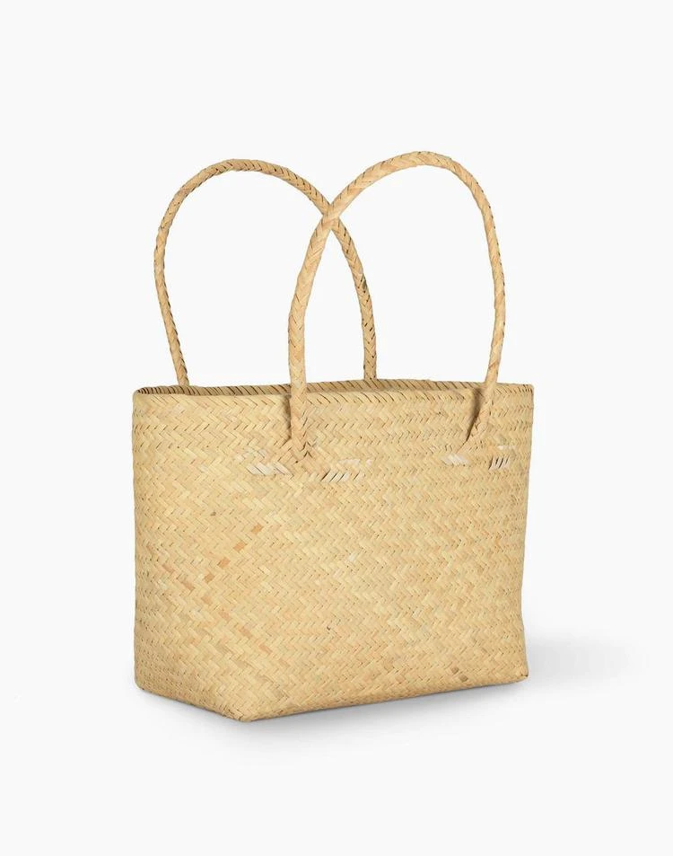商品Madewell|Bembien® Lolita Mini Rattan Tote Bag,价格¥708,第2张图片详细描述