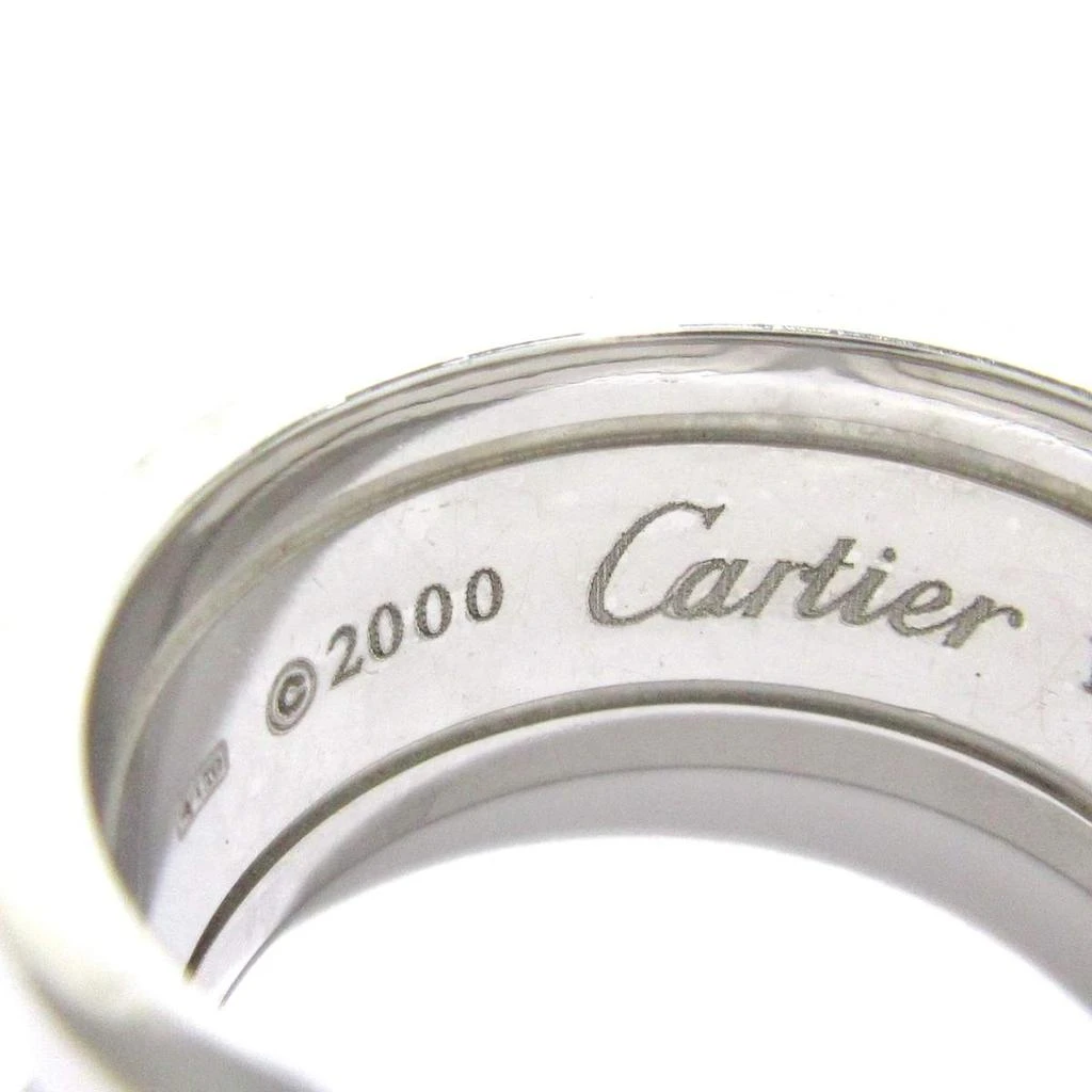 Cartier Vintage Double C 18K White Gold Ring EU 54 商品