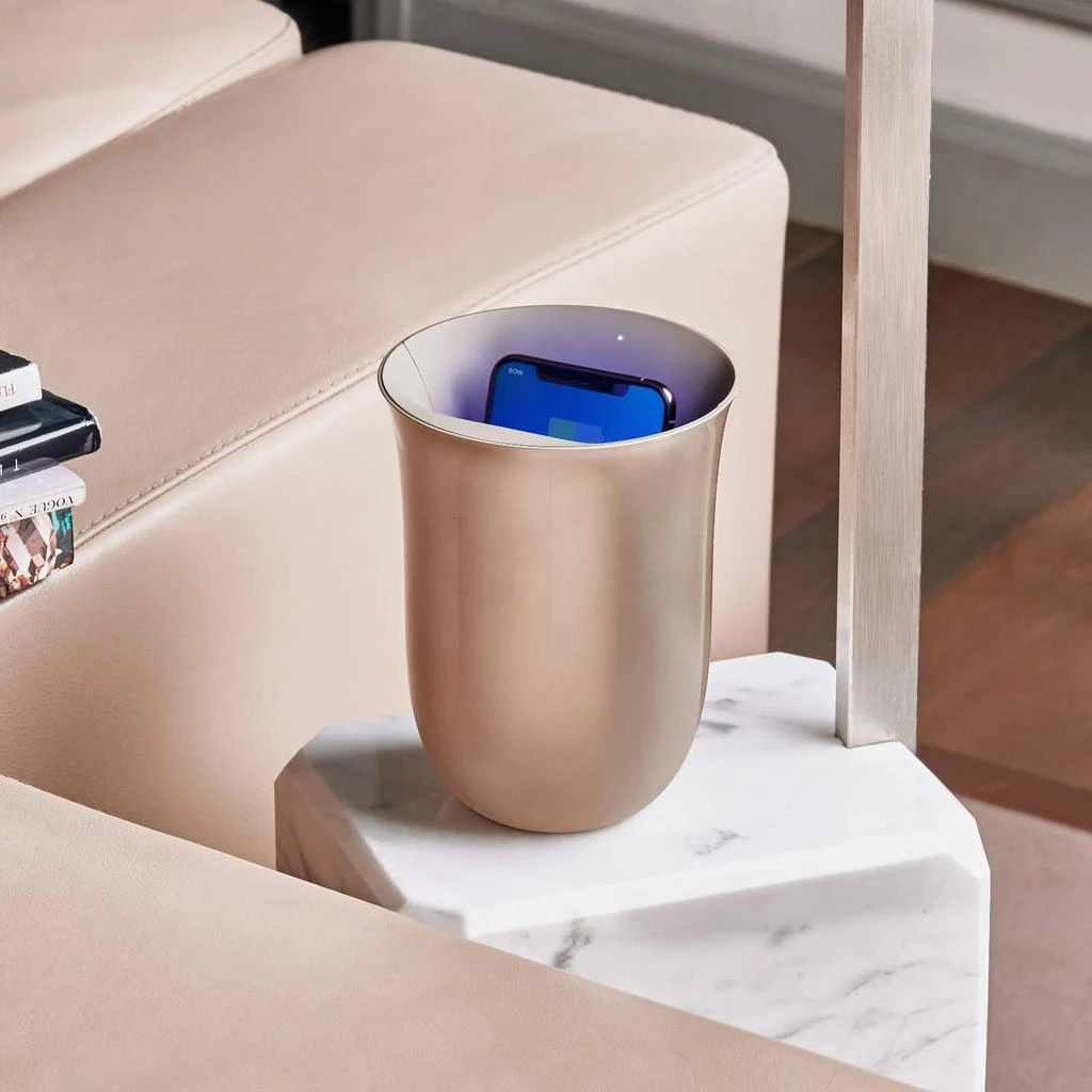 Lexon OBLIO Wireless Charging Station and UV Sanitiser - Gold 商品