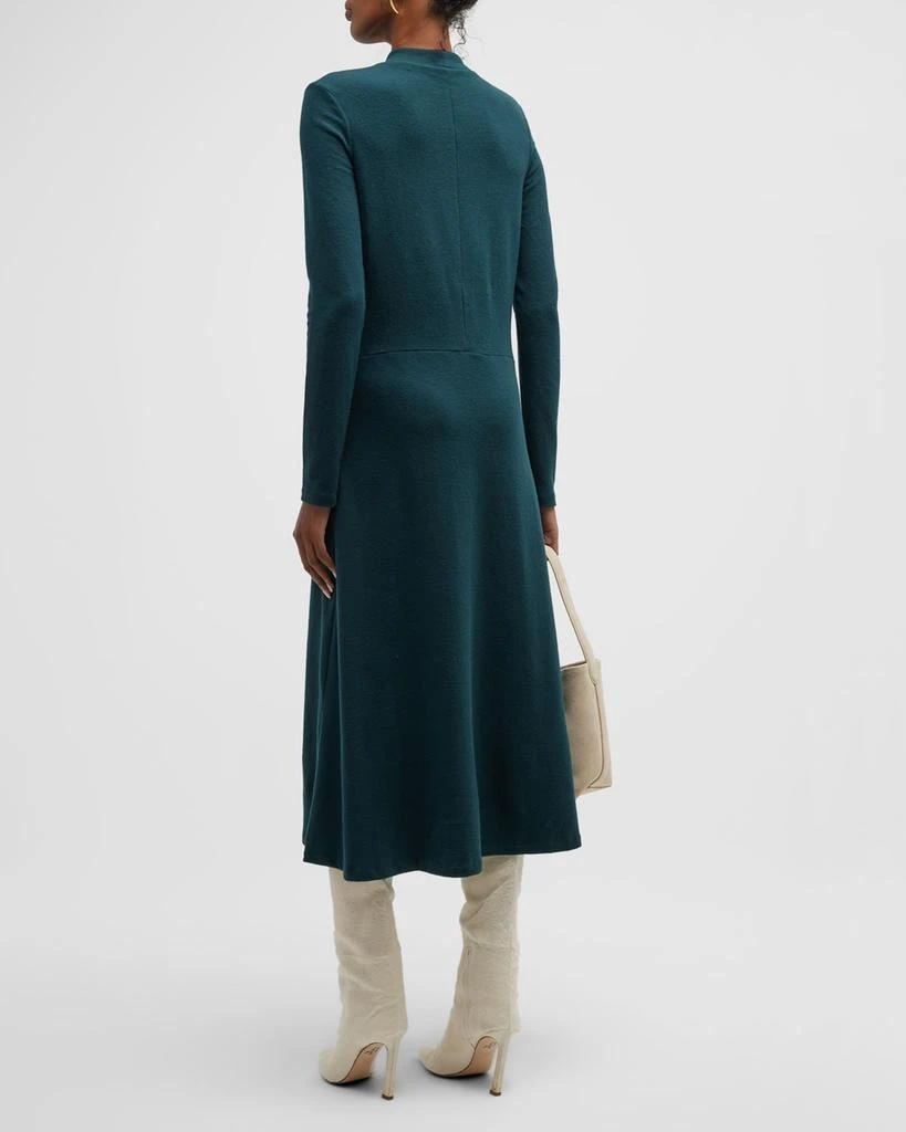 商品Vince|Long-Sleeve Mock-Neck Midi Knit Dress,价格¥1876,第5张图片详细描述