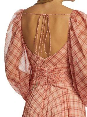 商品Acler|Mattison Plaid Dress,价格¥1049,第4张图片详细描述
