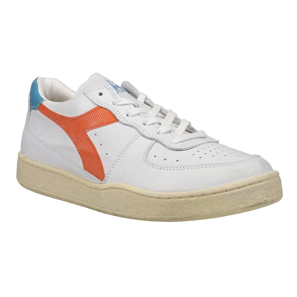 商品Diadora|Mi Basket Low Used Lace Up Sneakers,价格¥261,第2张图片详细描述