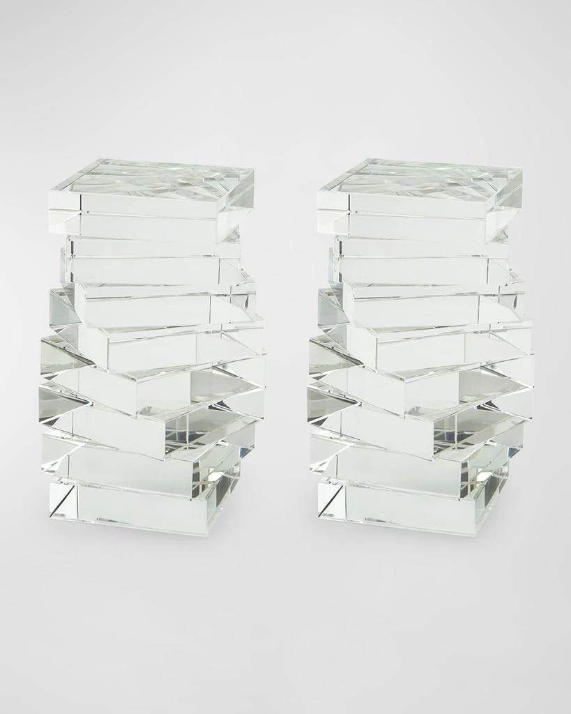 商品Tizo|Crystal Twisted Bookend Pair,价格¥1294,第1张图片