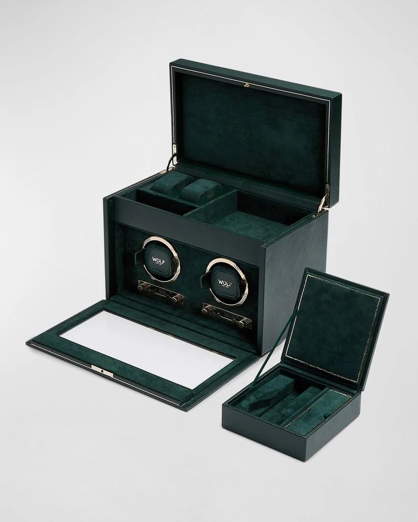 British Racing Double Watch Winder with Storage 商品