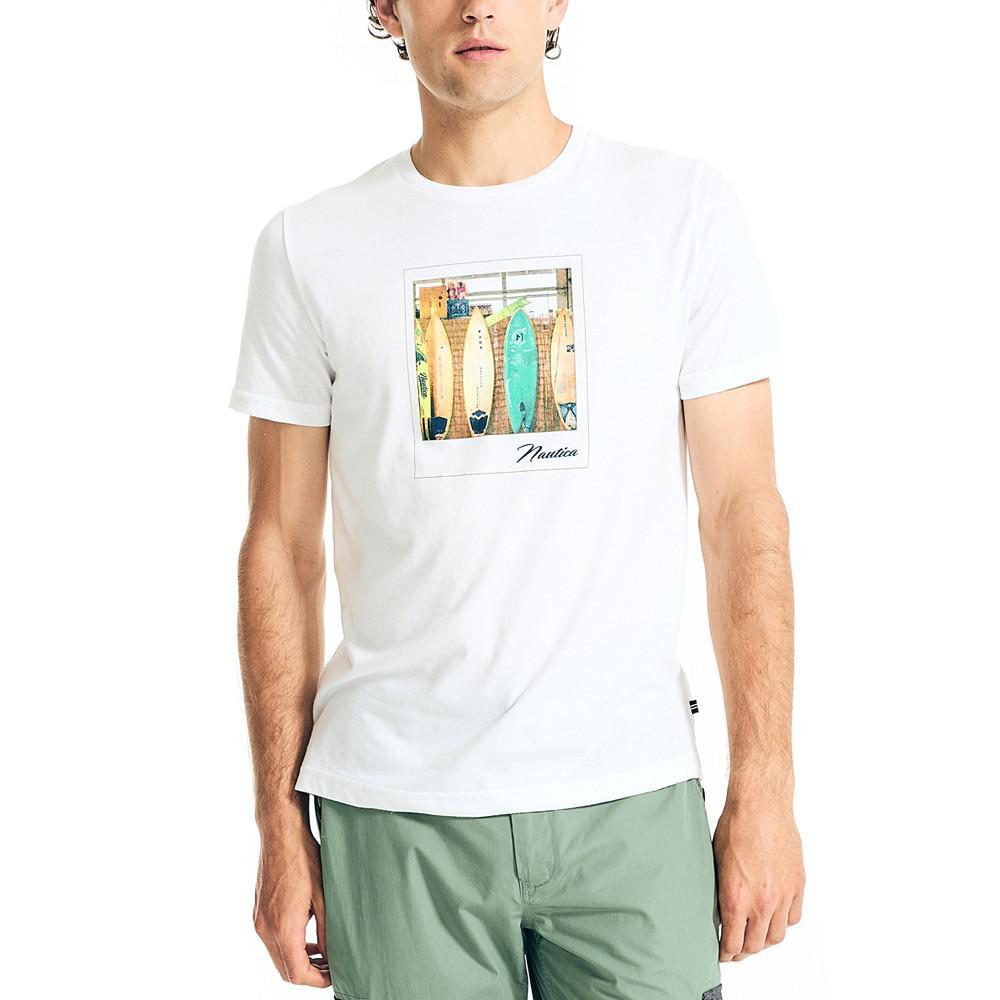 商品Nautica|Men's Sustainably Crafted Surf Boards Graphic T-Shirt,价格¥149,第1张图片