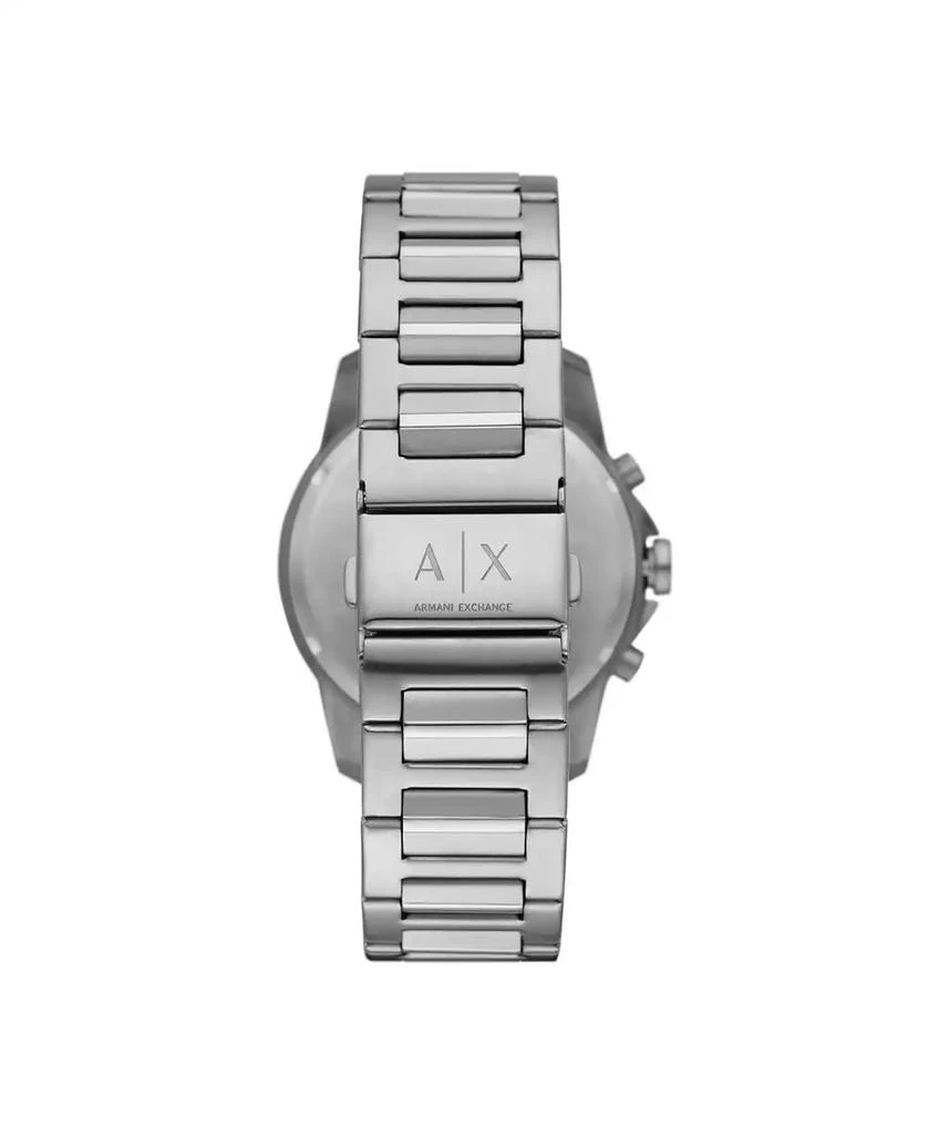 商品Armani Exchange|Men's Chronograph Stainless Steel Bracelet Watch 44mm,价格¥1496,第3张图片详细描述