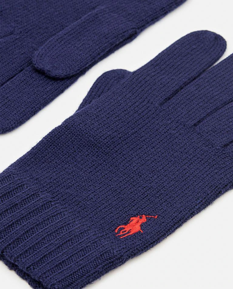 商品Ralph Lauren|Signature Pony Knit Touch Gloves,价格¥457,第2张图片详细描述